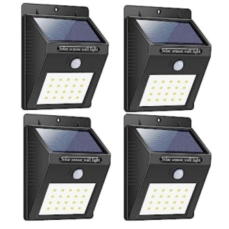 Solar Powered Cordless Outdoor LED Motion Sensor Path and Security