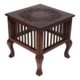 Handmade Carving Classic Side Table