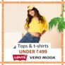 Branded Tops & t-shirts Under Rs.499