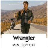 Wrangler Brand Online Offers – Minimum 50% off